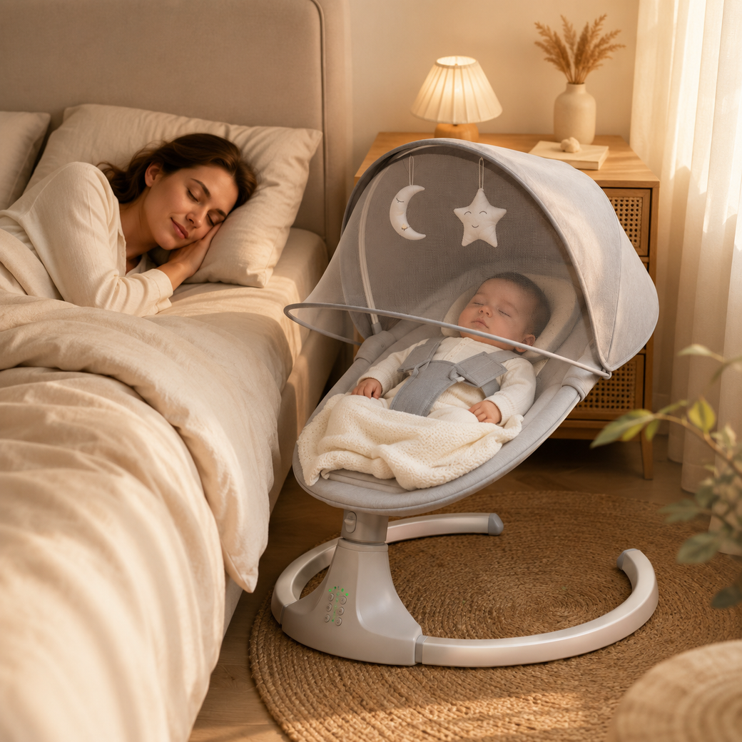 BabyGuard Olivia — Leżaczek dla niemowląt