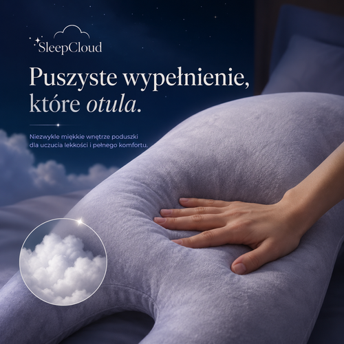 SleepCloud — Poduszka ciążowa